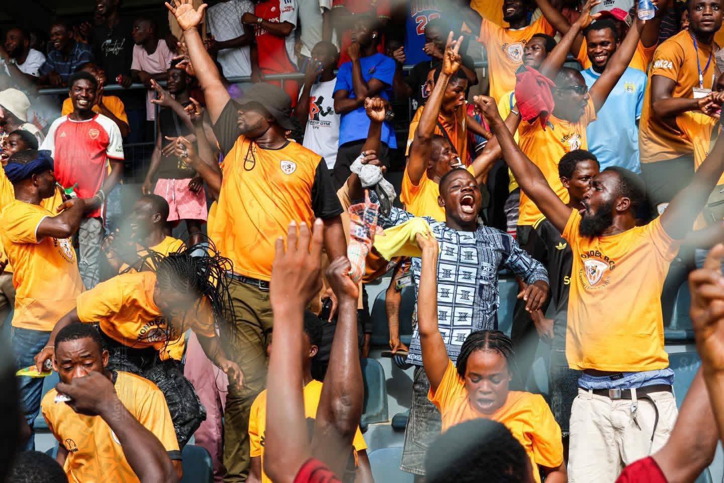 Nukunu FC supporters on matchday